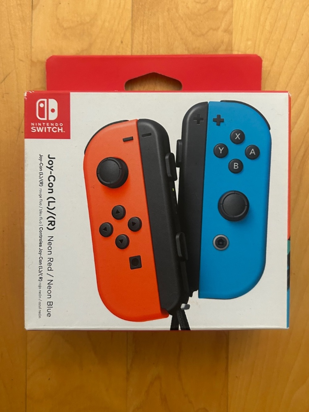 Nintendo Switch NEW UNOPENED Joy-Con (L)/(R) Neon Red / Neon Blue controllers